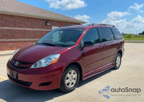 2006 Toyota Sienna Ce z USA, uszkodzony, nr VIN 5TDZA23C36S513514